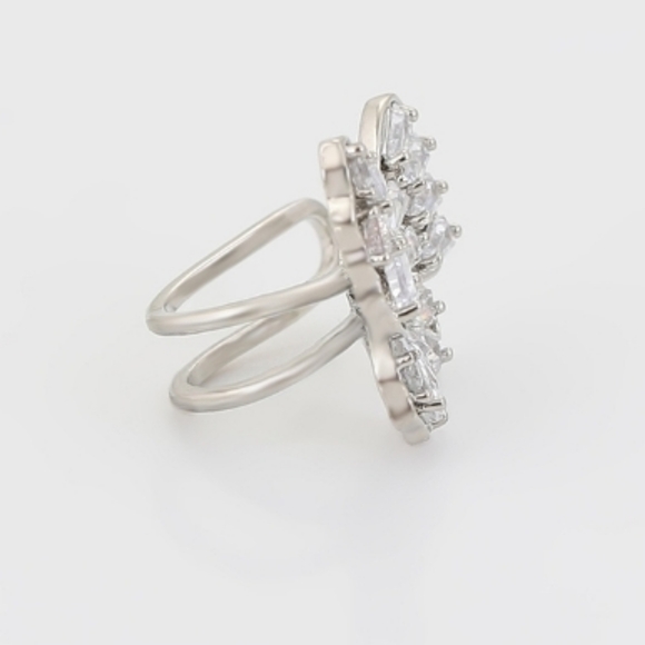 Crystal Butterfly Ear Cuff - Picture 4 of 6